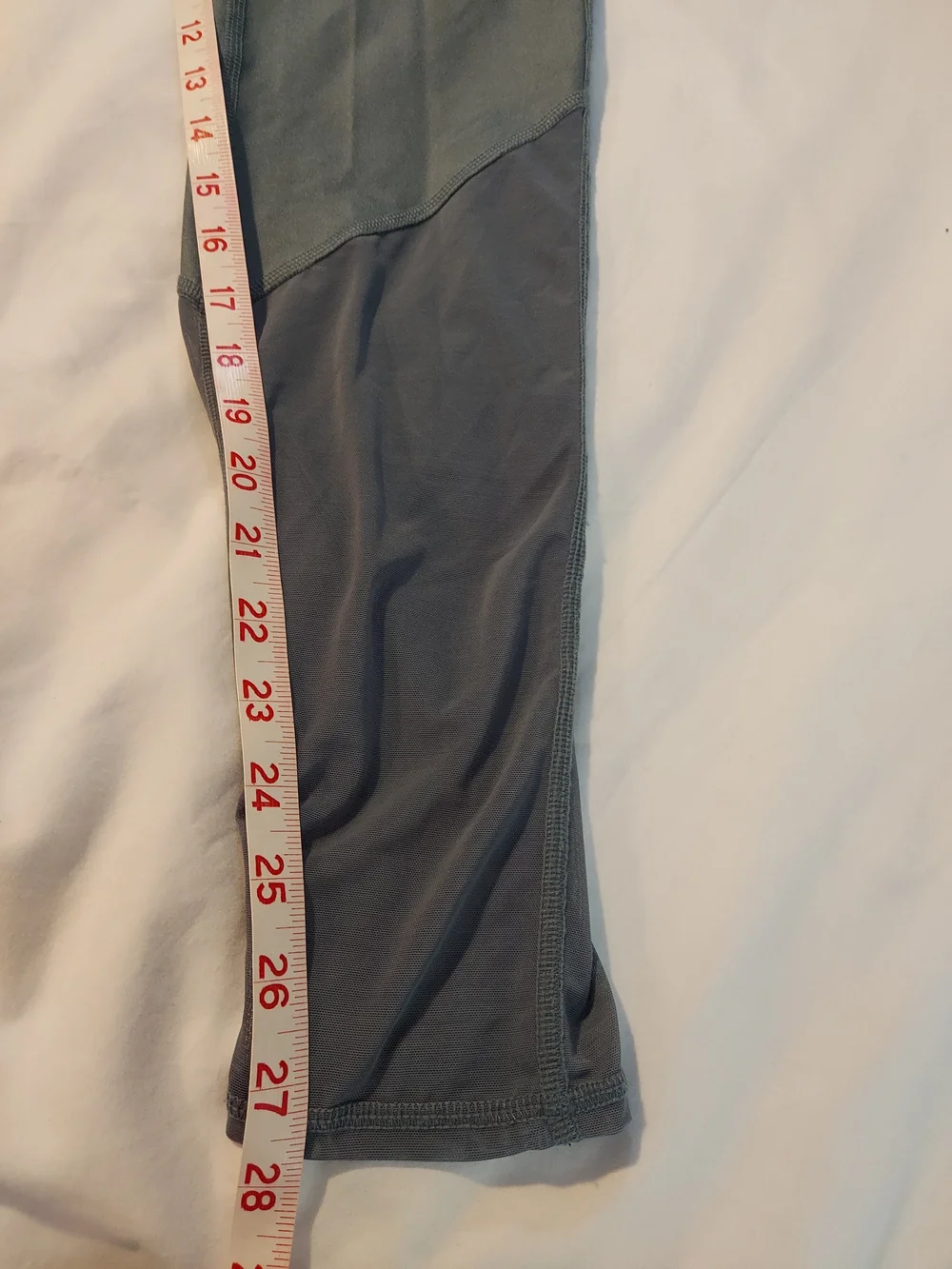 Alo Yoga Slate Gray Sheila Mesh Moto Panel High Waist Leggings Size L